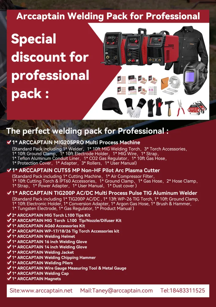 Arccaptain Welding Pack Special Discount Welding Pack Experto