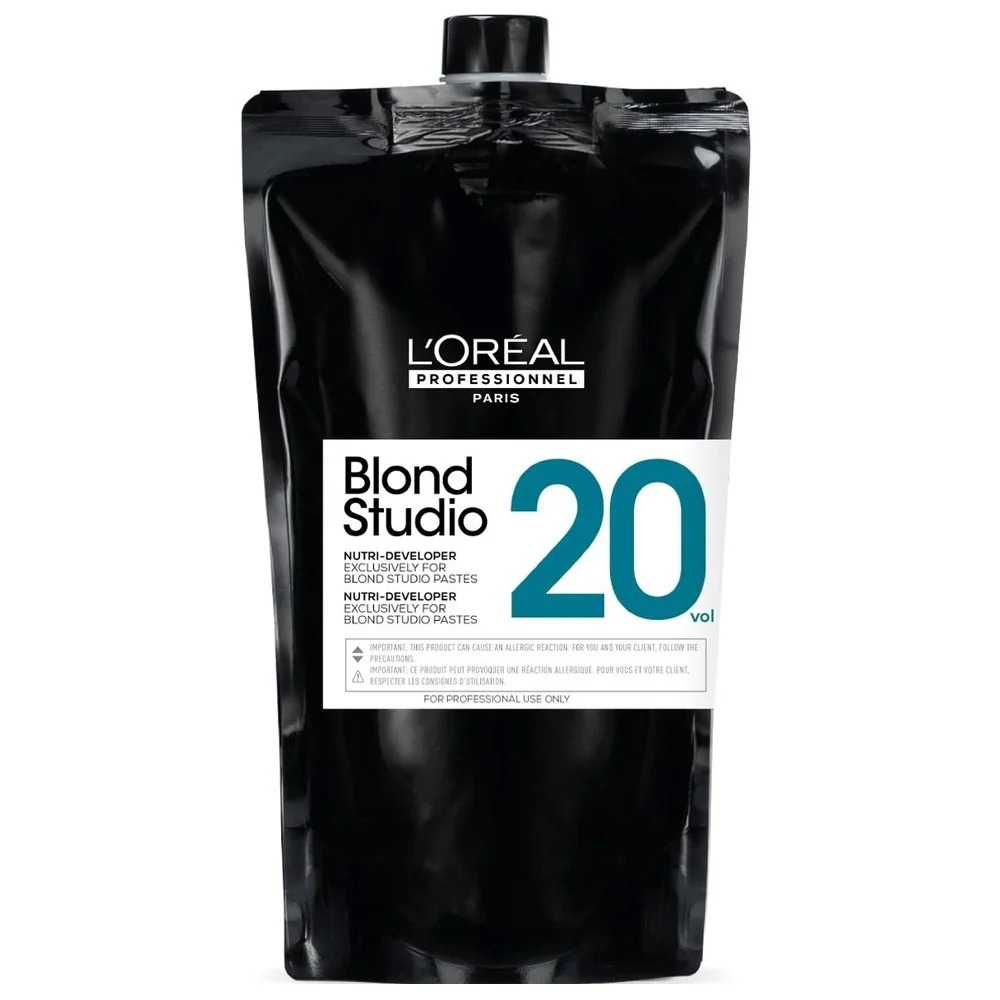 L'Oréal Professionnel - Oxidante Blond Studio 20 vol 6% 1000 ml con 100 Unidades