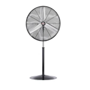 Ventilador industrial de pedestal de 30"Ø con Certificación ISO