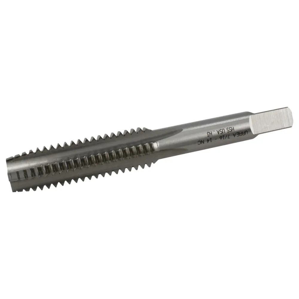 Machuelo de acero de alta velocidad 7/16"-14NC Urrea Caja de 5 Kg