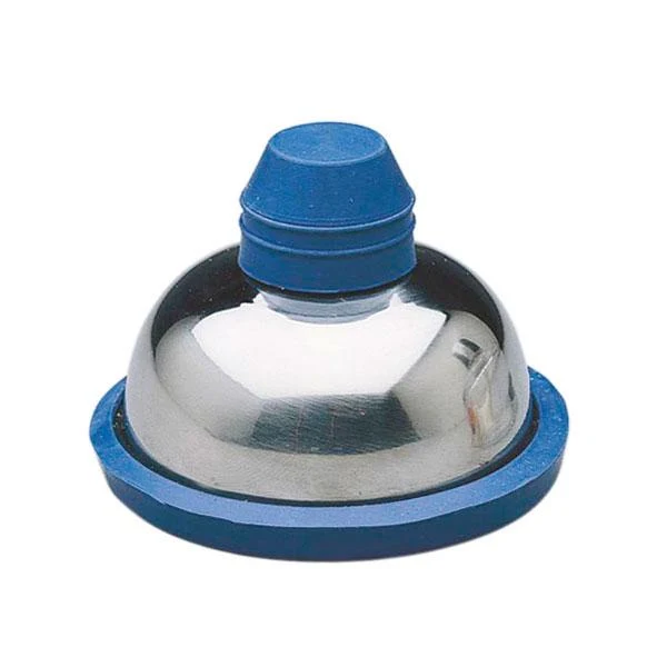 070065 Lampara Alcohol Acero Base Y Tapa Silicona de Fácil Aplicación
