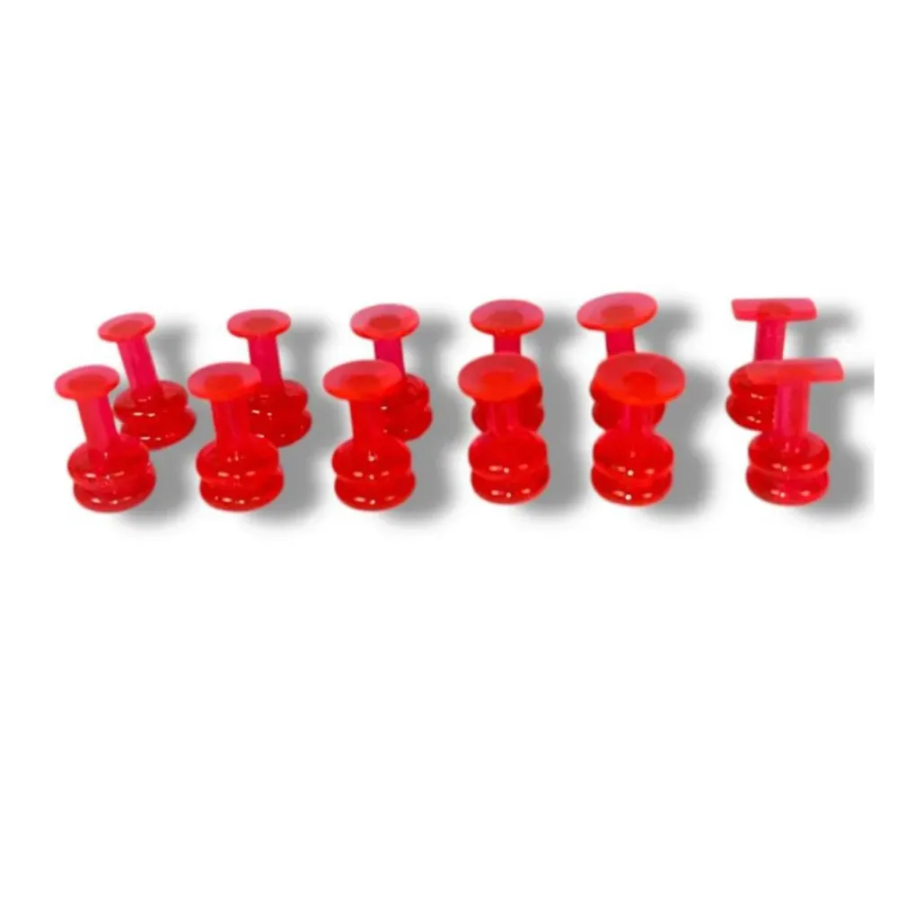DEAD DENT TOOLS FINISHING TABS - PACK VARIADO en Color Rojo de Seguridad