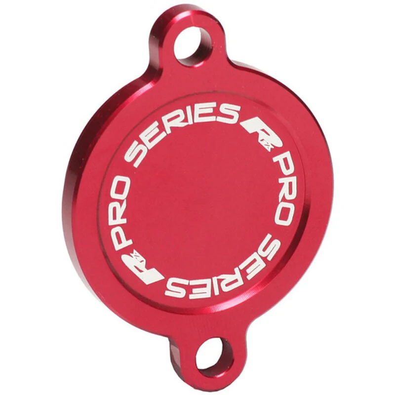 Industrial Certificado Tapa del filtro de aceite RFX Pro (rojo) - Kawasaki KXF450