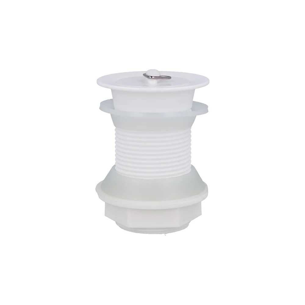 Protector Roscado Desague Lavamanos Plastico Tapón 1 1/4'' s/Reb s/Cola