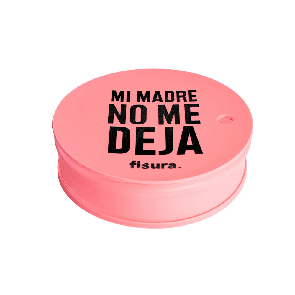 Protector Roscado Tapa vasos antidroga “mi madre no me deja”