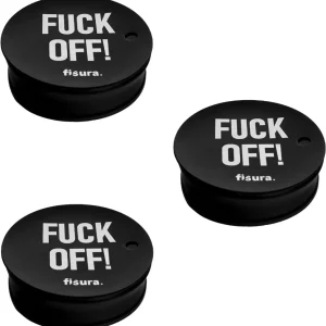 Tapa vasos antidroga “F*ck off” 3 unidades con Sellado Hermético