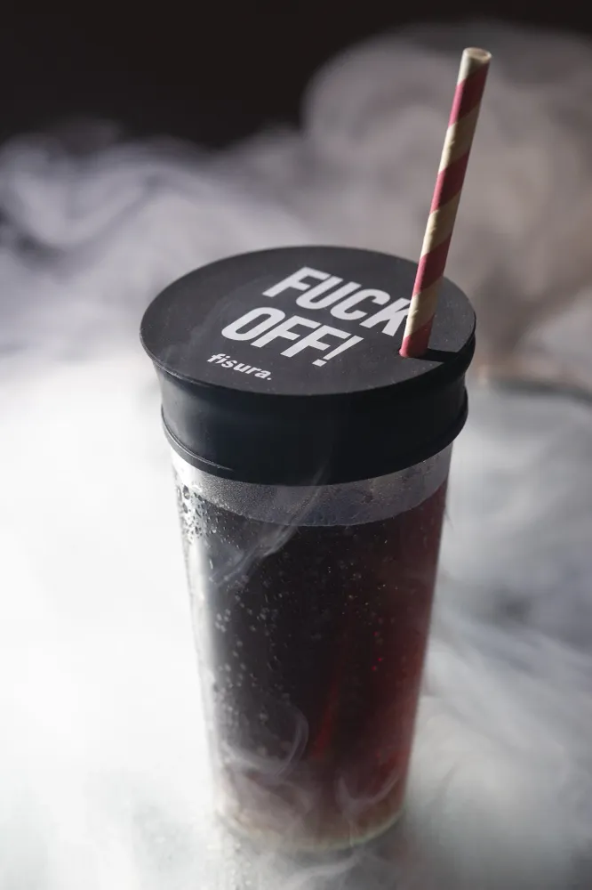 Tapa vasos antidroga “F*ck off” 3 unidades con Sellado Hermético