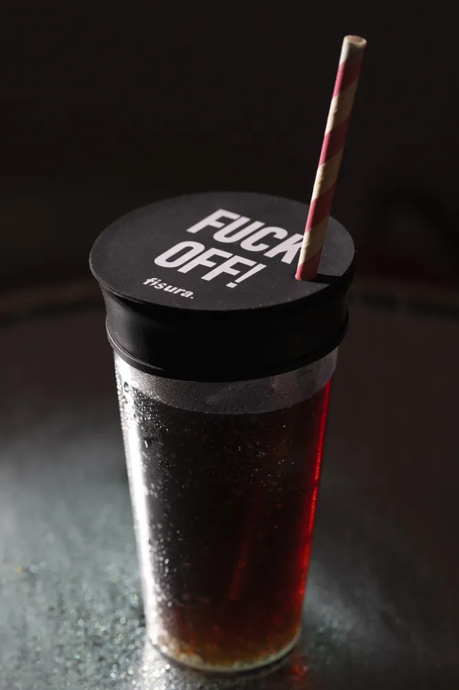 Tapa vasos antidroga “F*ck off” 3 unidades con Sellado Hermético