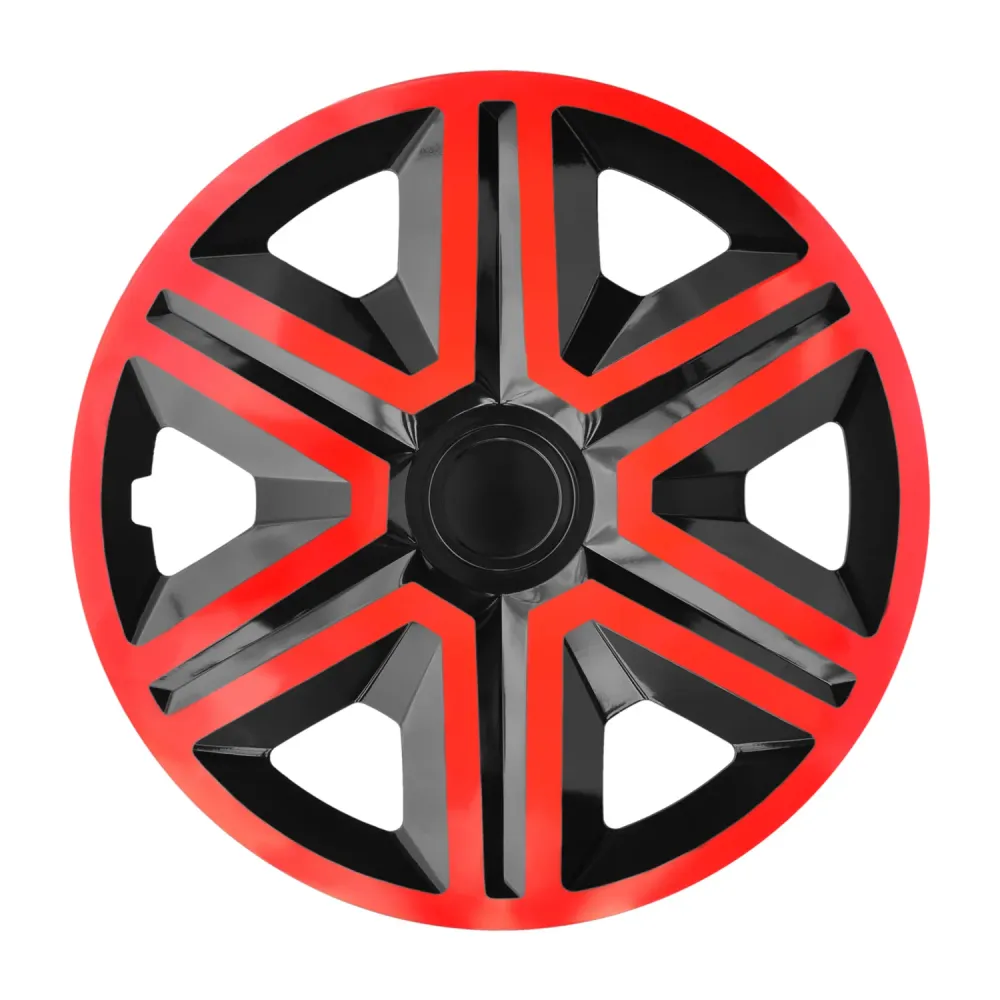 Brida de Sujeción Tapones 16" NRM ACTION DOUBLECOLOR ROJO NEGRO 4 piezas