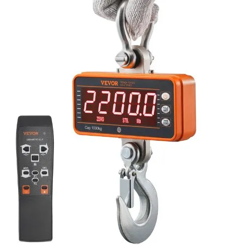 2200 lbs Heavy Duty Con pantalla Crane Scale LED Screen Construction Factory Farm Hunting
