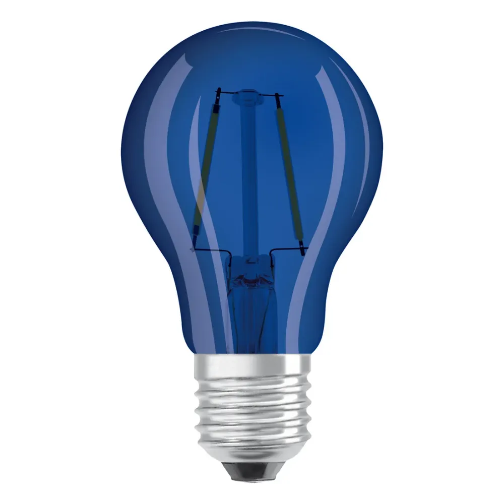 434004 LAMPARA CONVENCIONAL LED AZUL E27 2,5W STAR DECOR OSRAM