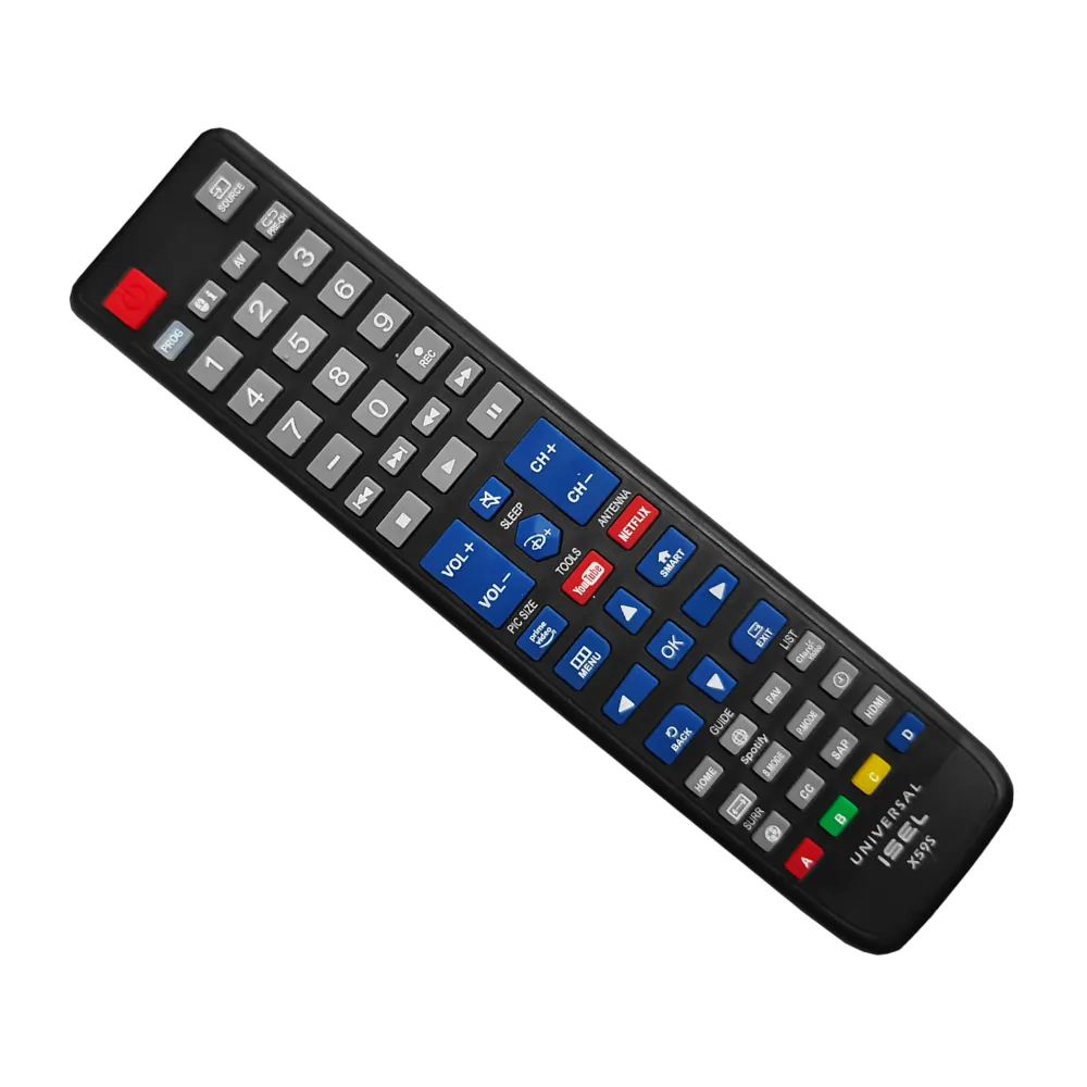CONTROL REMOTO ESTÁNDAR PARA TV + PANTALLA LCD ISEL 59T-X59S