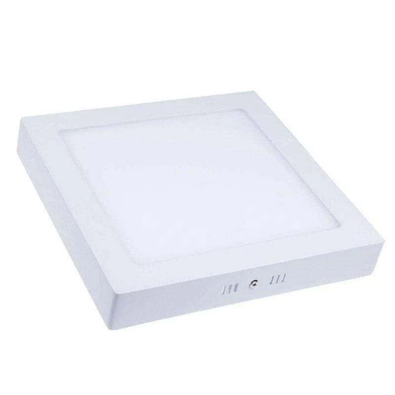 Panel LED Cuadrado Superficial - 24W / Luz Blanca 6500K en Marco Ultradelgado