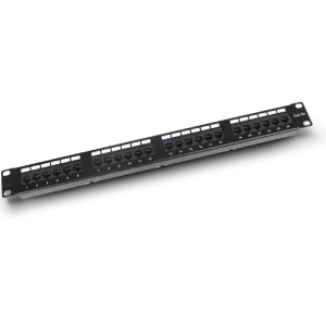 Patch panel tvc p19724 n5 24 puertos cat 5 e 19 pulg 2 u negro - Compatible con Sistemas de Gestión de Contenidos