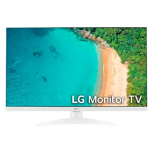 Televisor Led 27" FHD LG 27TQ615SWZ Conectado TV WebOS22 Blanco Clase E