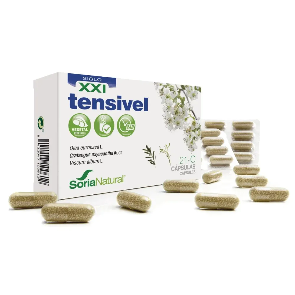 21-C Tensivel liberación prolongada Soria Genuino, 30 cápsulas para Uso en Logística