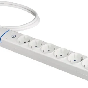 61ILS BASE MULTIPLE 6T C/CABLE C/INTER 1,5mts PROTECC SOBRETENSION ION SOLERA