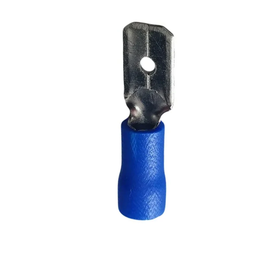 PAQ. DE 10 PZAS. DE TERMINAL FASTON MACHO FORRO AZUL CAL.14-16 MCA. RADOX 520-835