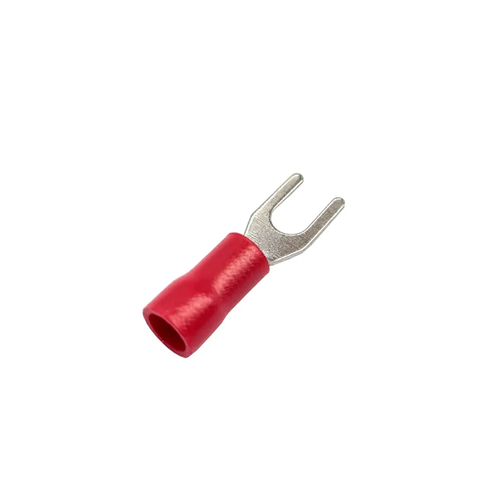 PAQ. DE 10 PZAS. DE TERMINAL TIPO "U" FORRO ROJO CAL. 16-22 RADOX 520-863