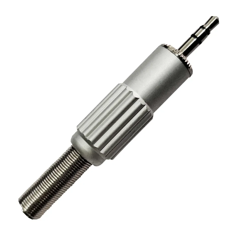 PLUG 3.5mm MACHO ESTÉREO METÁLICO CON RESORTE RADOX 705-885