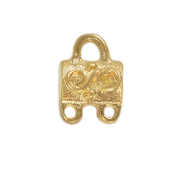 Terminal Para Hilos 12x8mm Dorado Satinado