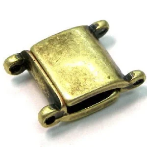 Terminales magneticos Cymbal para Miyuki 11/0 Delica Bronce