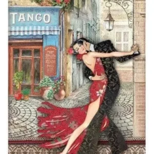 Industrial Pesado Stamperia papel arroz A4 DFSA4717 Desiré Tango
