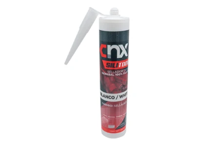 Cinta de Transferencia Sellador de Uso General 100% Silicón 280ml Blanco, Cnx SELLA280B
