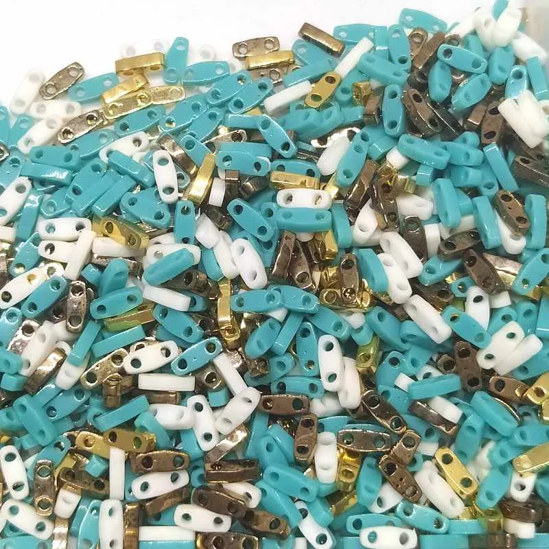 Miyuki Quarter-Tila - 5x1,2x1,9mm - 1 gr. - Mix Cleopatra