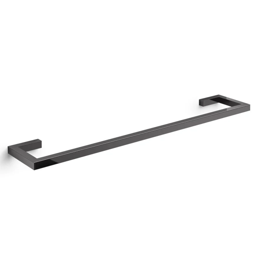 Porta toallas de pared Lineabeta colección Grela en acero inoxidable color negro para Uso Industrial
