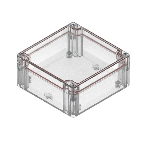 Top Cap Clear Bottom Clear Electronic Enclosures RB55P06C16C