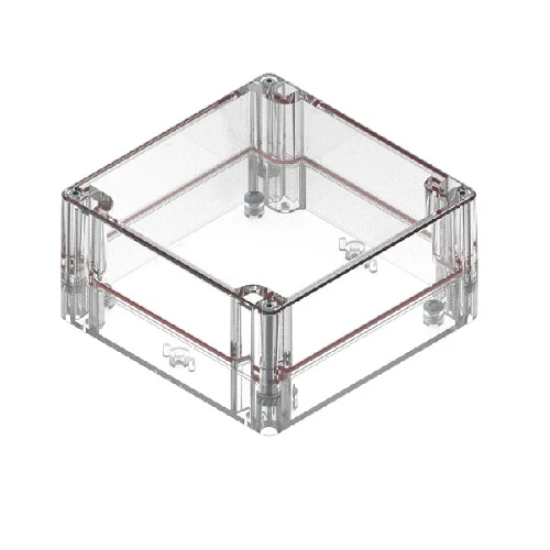 Top Cap Limpio Bottom Clear Electronic Enclosures RB55P14C10C