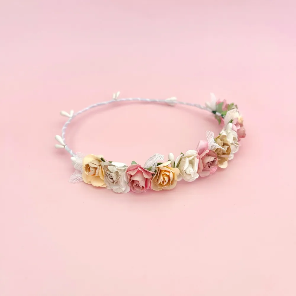 Coronita PETIT TULLE muñeca - rosa empolvado con Certificación de Seguridad