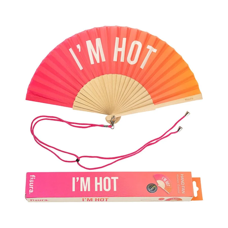 Paragolpes de PVC para Pared Abanico "I'm hot" degradado