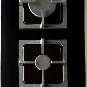 Tope de gas Cata en Cristal Negro 12" Hierro Fundido para Protección de Puertas y Paredes