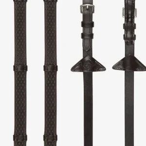 Tope de Plástico para Estante Riendas Suaves de Goma con Topes LeMieux Brown/Silver P