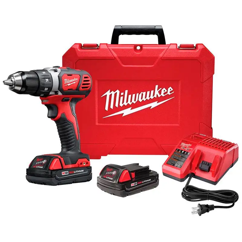 Kit de taladro/destornillador compacto m18™ de 1/2" 2606 22ct milwaukee Compatible con Turbina