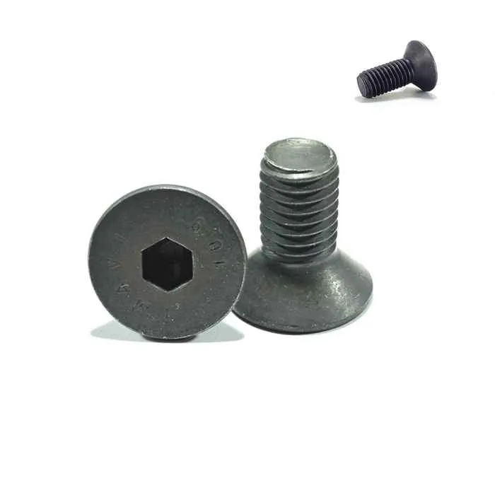 Tornillo Socket Plana Negro NC- 10-24 x 1.1/2