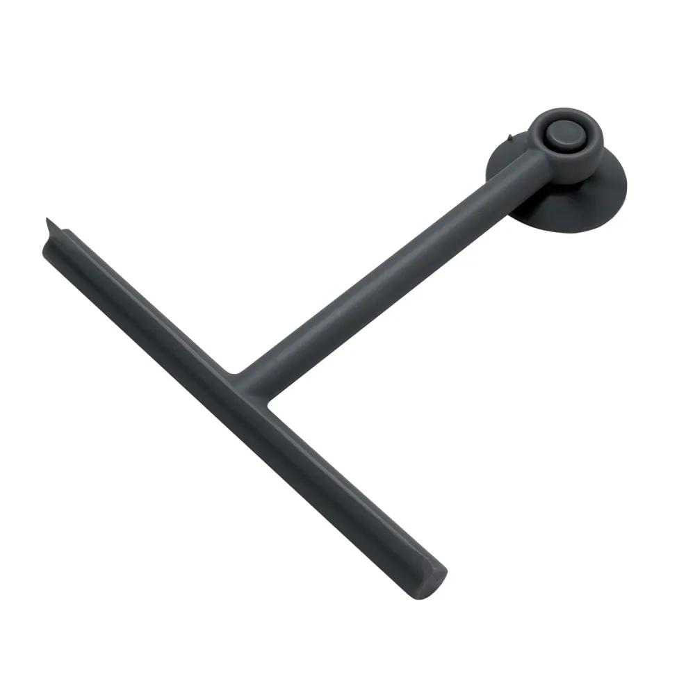 Tergivetro Gummy resina termoplastica di Gedy - Nero Matt