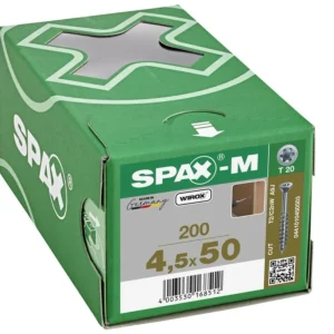 Alta Resistencia Spax-M para MDF 4.5 x 50 mm. T-20