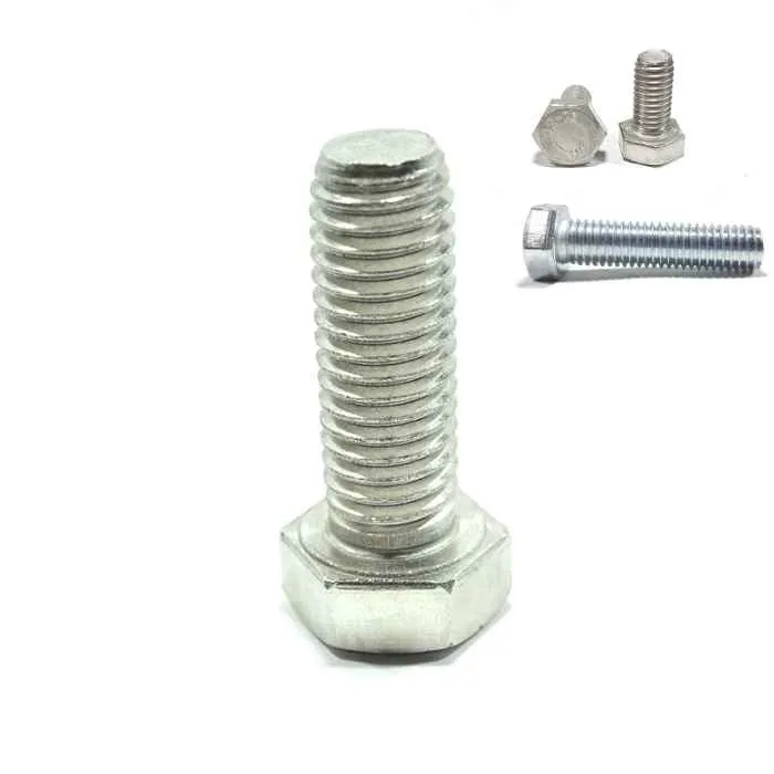 Tornillo Hexagonal Inoxidable - M10 x 100 con Rosca Fina