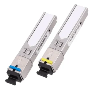TCE SFP-GE-SX-1310/1550nm SC - Par de transceptor fibra óptica SFP monomodo / TX1310/RX1550nm / Bidireccional / DDM / Cone...