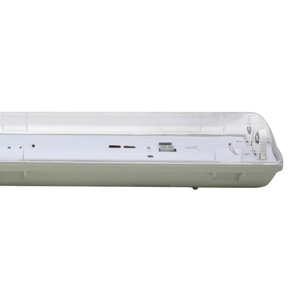 203200019 PANTALLA ESTANCA PARA 2 TUBOS LED T8 150cm GSC