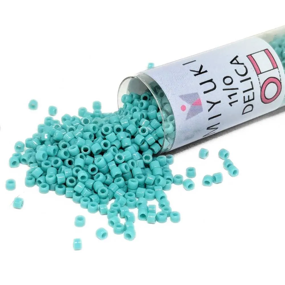 DB0729 Tubo Miyuki Delica 11/0 Cubriente Turquoise 7,2gr.