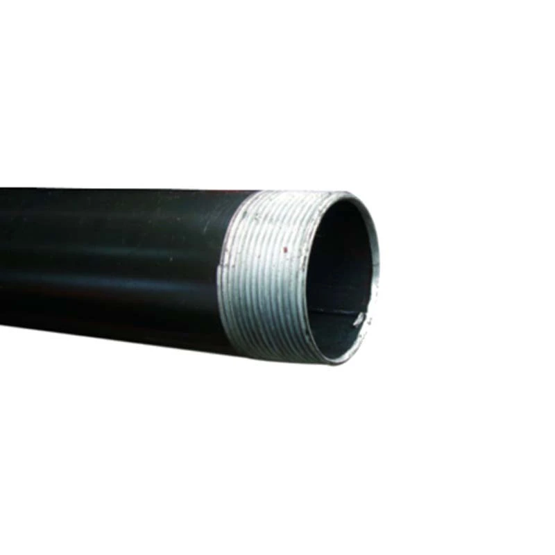Materia Prima Virgen Tubo negro 1.1/2" Ced. 40 Con costura
