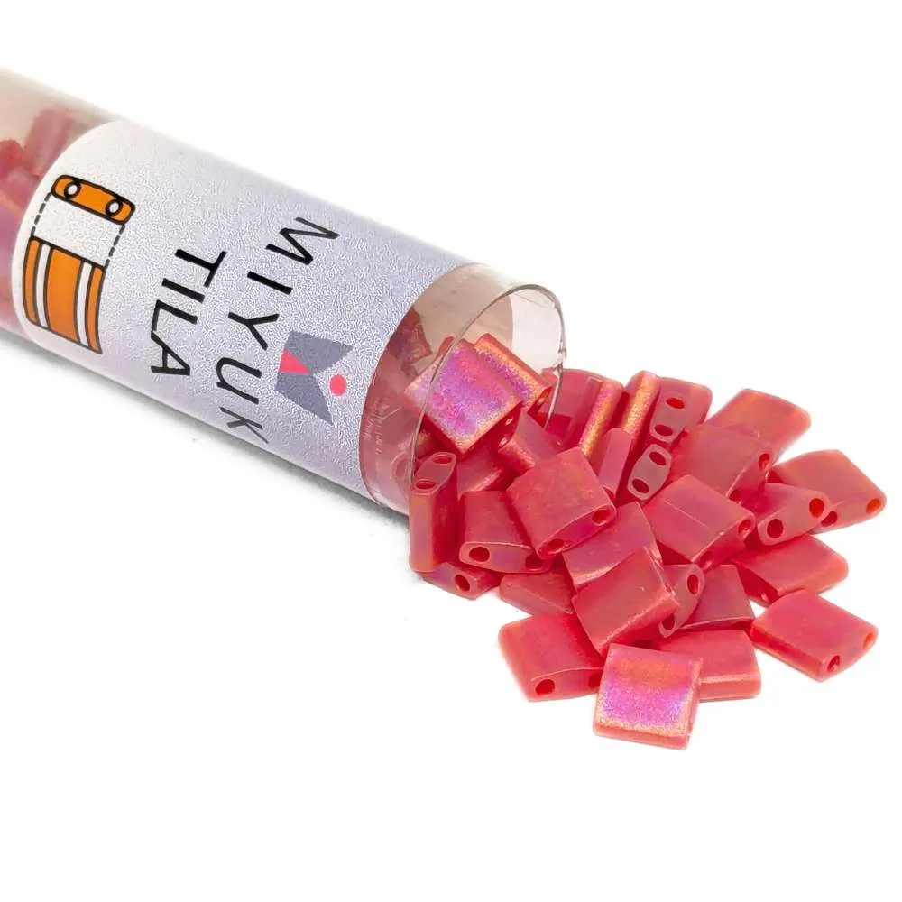 Miyuki Tila 140FR - Mate Transparent Orange AB - Tubo 7,2gr.