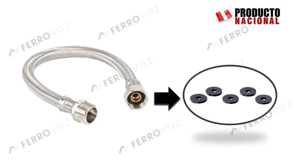Técnico EMPAQUETADURA PLANA TUBO ABASTO 1/2" MATRIZADA