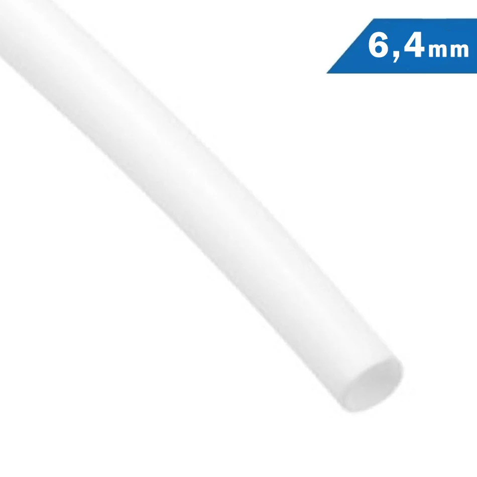 Certificado RoHS Tubo Termo retráctil Poliolefina 6,4mm Blanco