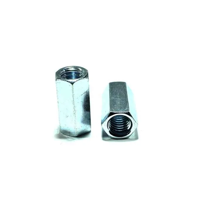 Tuerca Cople Galvanizada - 1/4" con Superficie Antideslizante