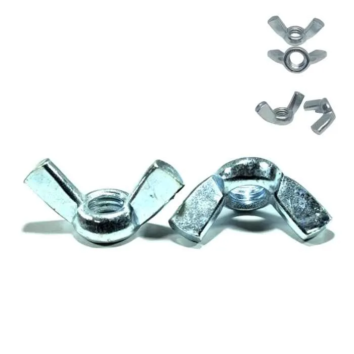 Tuerca Mariposa Galvanizada - 5/16" Juego de 100 Piezas
